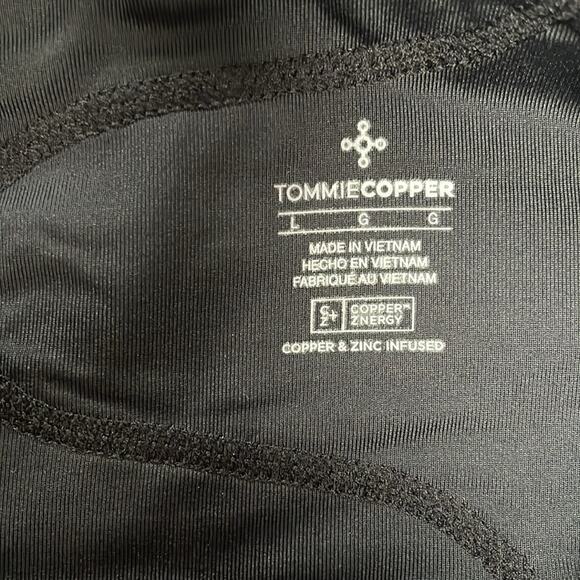 Tommie Copper Women's Back Support Leggings Black Size L Ultra-Fit Ankle Length - Picture 9 of 10